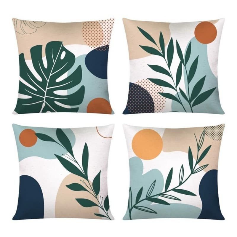 Kit 04 Capas de Almofada Modern Luxury Decorativas com zíper Decoração
