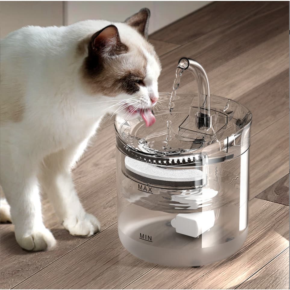 2L gato fonte de água filtro automático bebedor para gatos alimentador dispensador de água para animais estimação