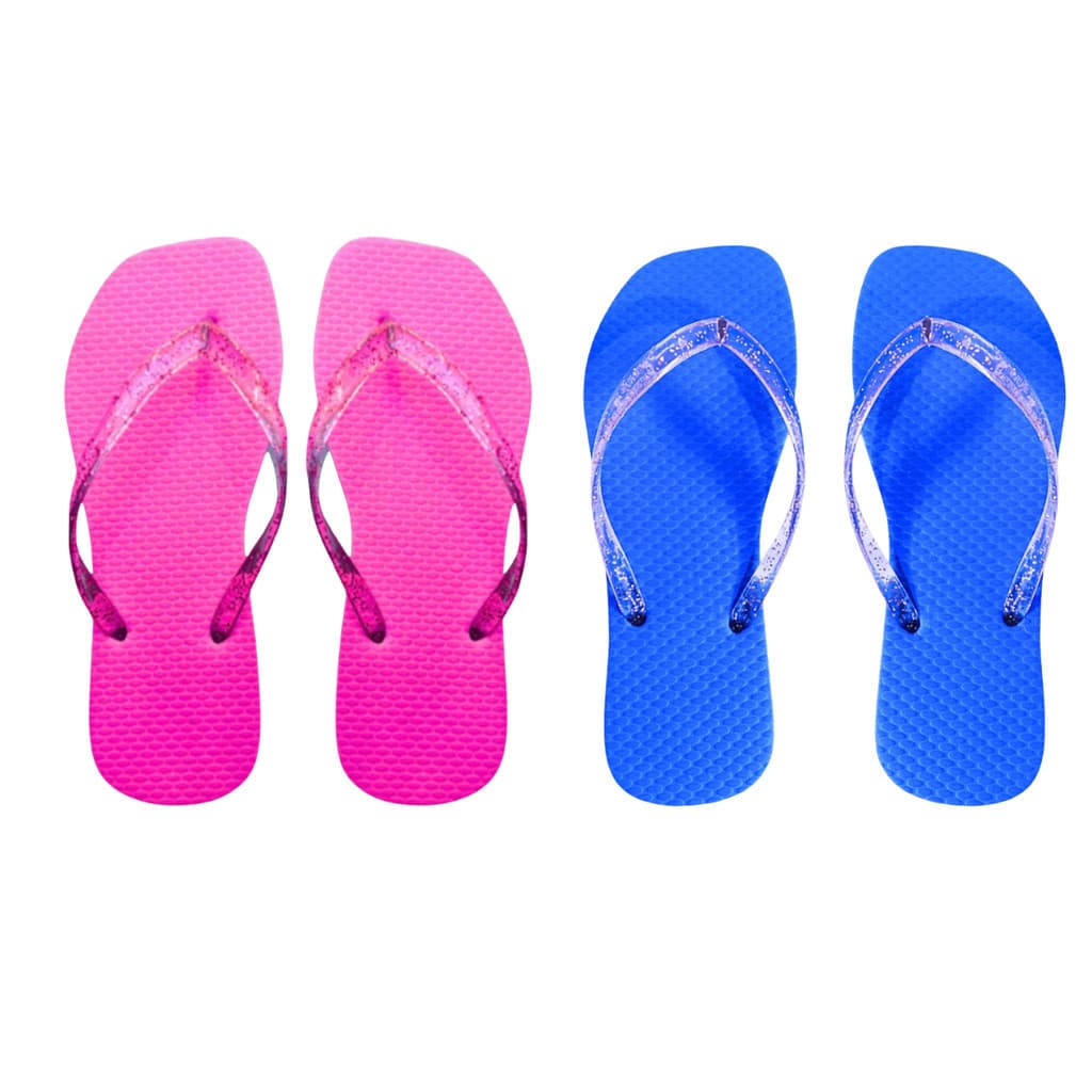 Kit 4 Pares Chinelo de Dedo Feminino Adulto e Infantil Barato – Leve e Confortável