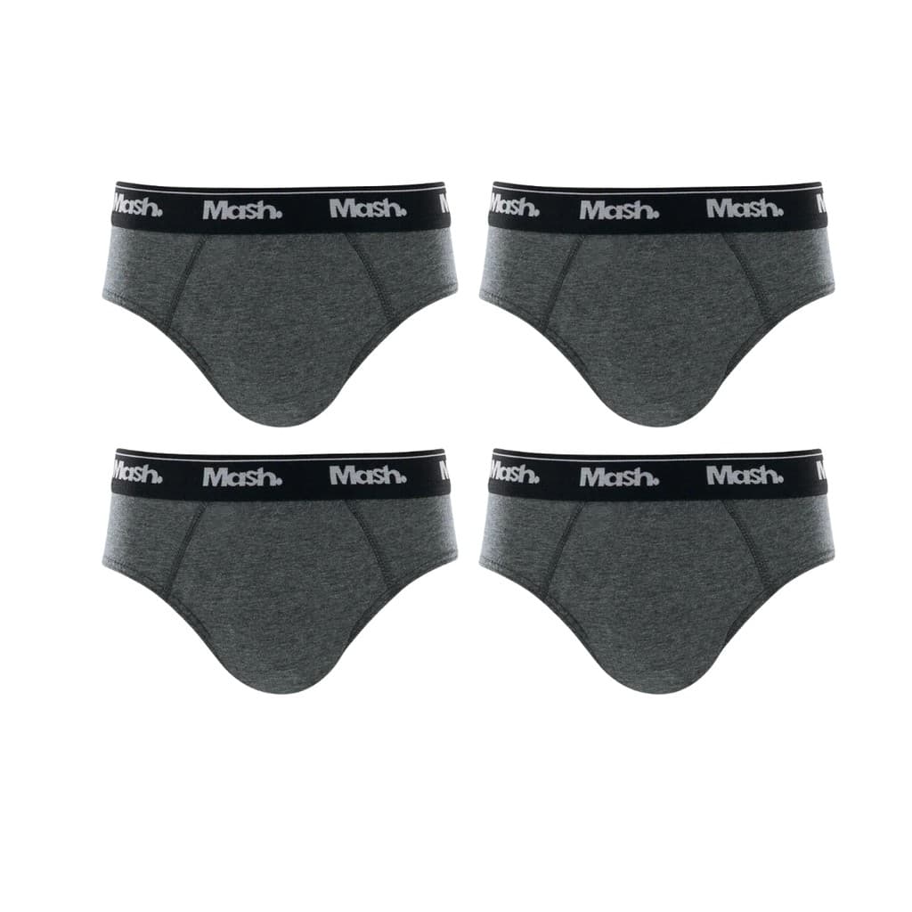 Kit 4 Cuecas Slip Infantil Mash 015.20 Original Algodão Combo Promoção