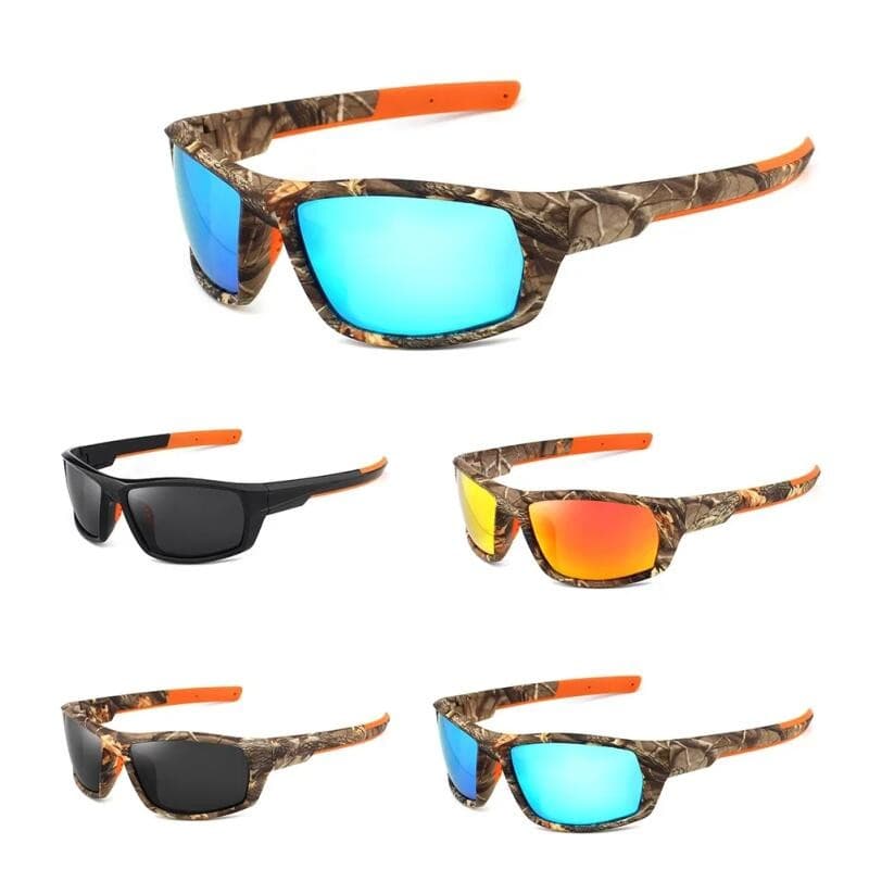 Óculos de Sol Polarizados para Ciclismo Esportivo Camuflado, Óculos de Sol para Ciclismo ao Ar Livre, Óculos de Moda par