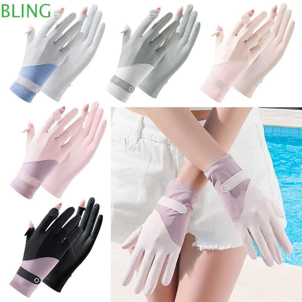 BLING Luvas Femininas Moda Verão Antiderrapantes