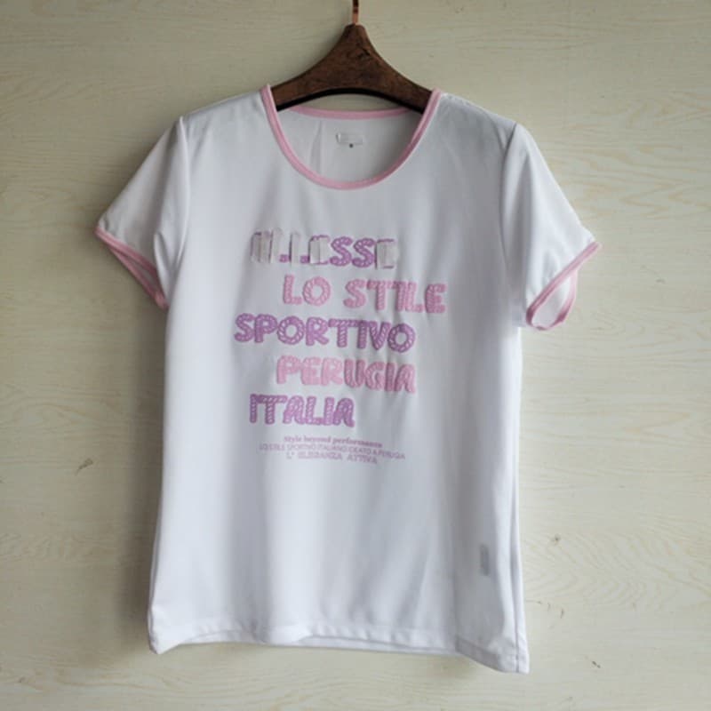 Original comércio exterior japonês cauda bens verão de manga curta camiseta feminina esportes de secagem rápida meia man