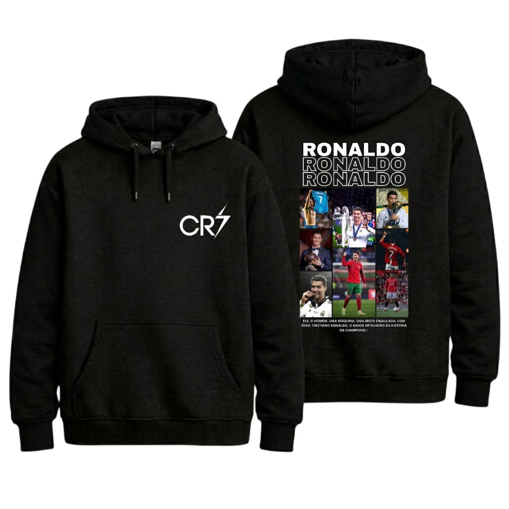 Blusa de Moletom Cristiano Ronaldo Moletom CR7 ROBOZÃO Masculino Envio Imediato