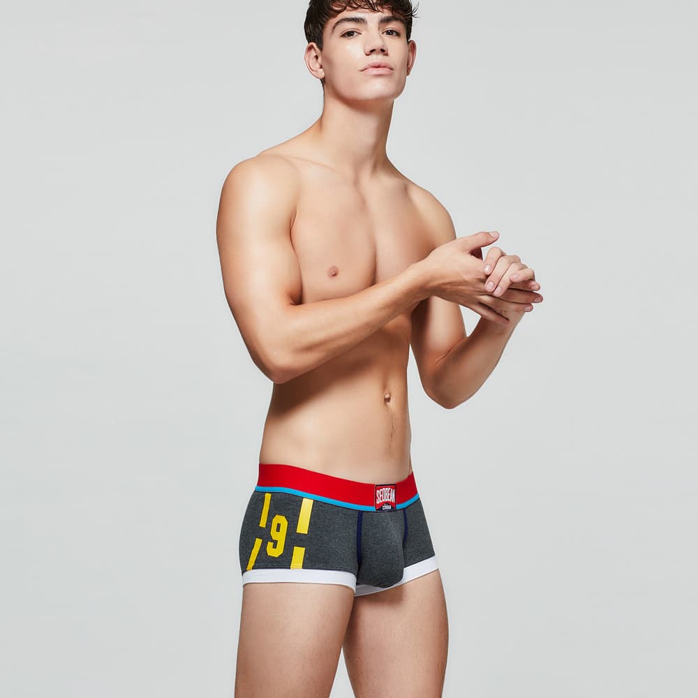 SEOBEAN SEOBEAN Moda Tendência U Convexo Bolsa Grande Cueca Boxer Masculina