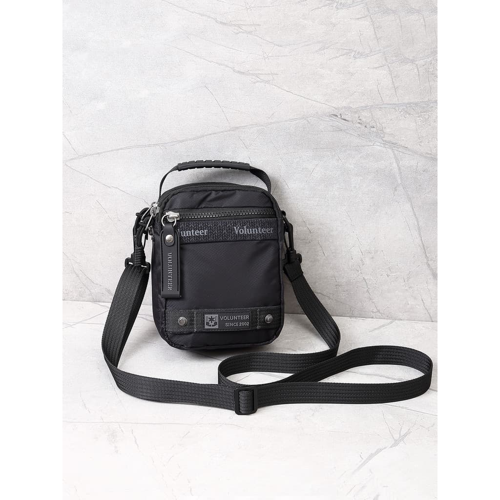 Warondier Casual pequeno saco masculino saco do telefone móvel saco do mensageiro Mini bolsa de ombro náilon pano rua We