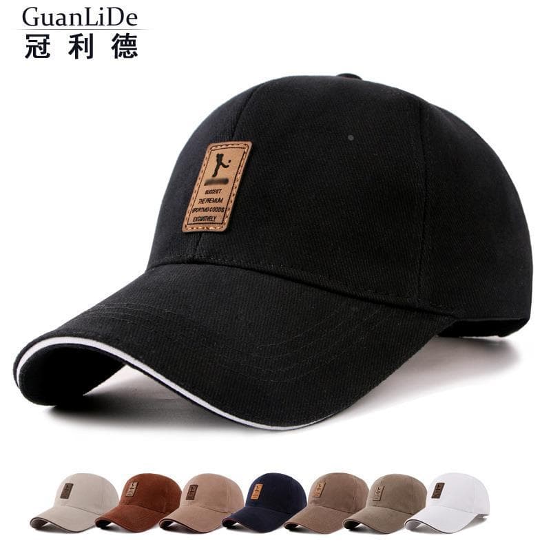 Chapéu de outono novo estilo masculino de meia-idade idosos versão coreana boné de beisebol moda algodão pico boné ao ar