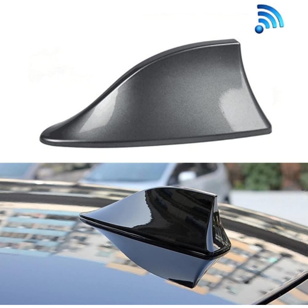 Antena Shark Barbatana Tubarão Universal Esportiva 6.0dB Rádio AM/FM Compatível Com Vários Carros