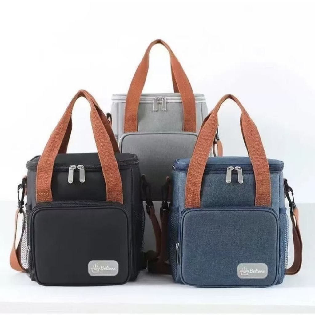 Bolsa Térmica Porta Alimentos com Alça Transversal Regulável, Modelo Frasqueira Resistente para Praia, Passeios e Piquen