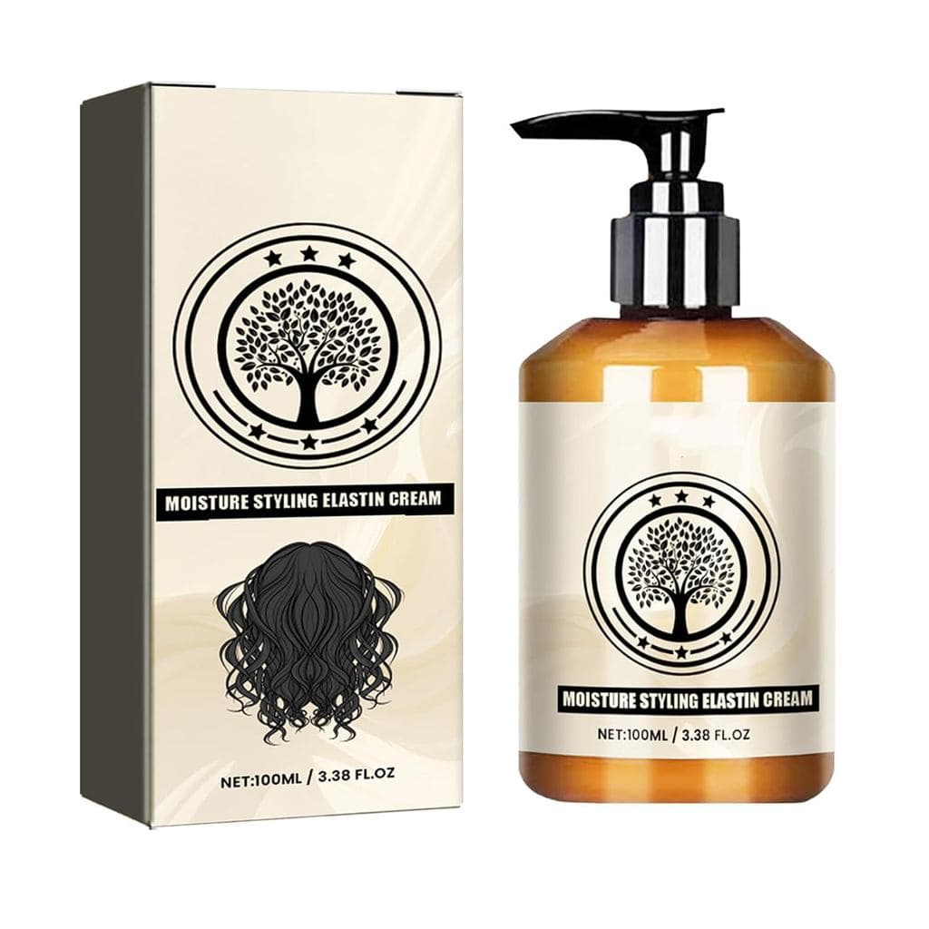 Enluzia Moroccan Curls, Creme Definidor de Cachos Marroquinos, Condicionador Hidratante de Longa Duração para Cabelos Ca