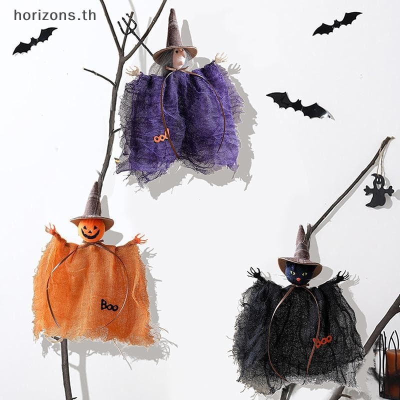 [B & H Jul] Decoração De Halloween Abóbora Fantasma Bruxa Boneca Pingente Casa Assombrada Adereços De Festa Ornamento Ar