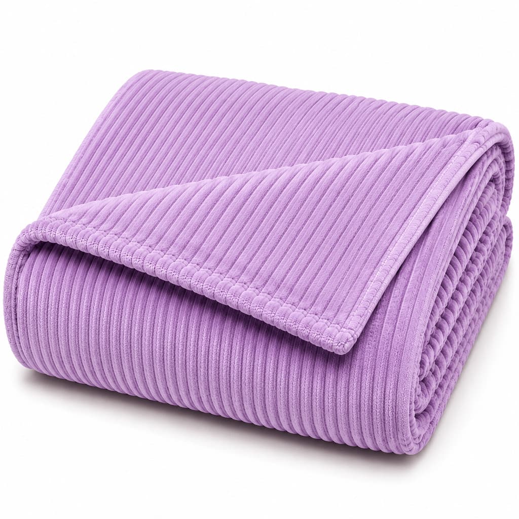 Manta Casal Grossa Canelada Fleece 1,80 X 2,00