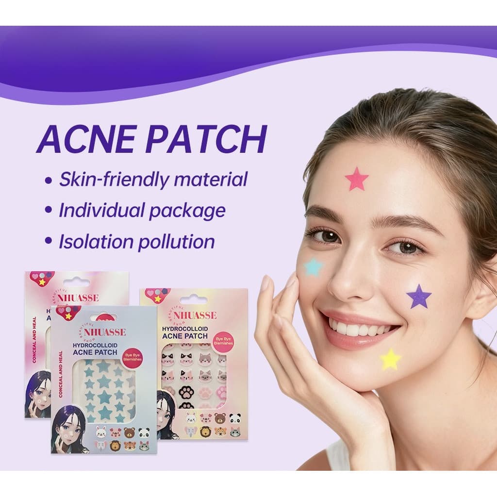 [XT] Adesivo de Estrela para Acne Colorido Hidrocolóide Maquiagem Invisível Respirável
