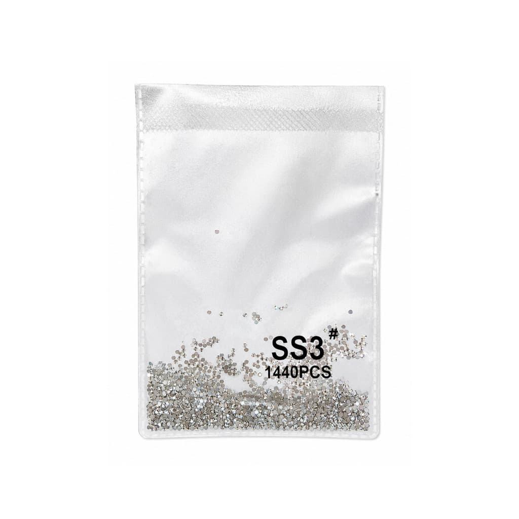 Strass Prata De Unha Cor SS3 1440 Pcs Mey