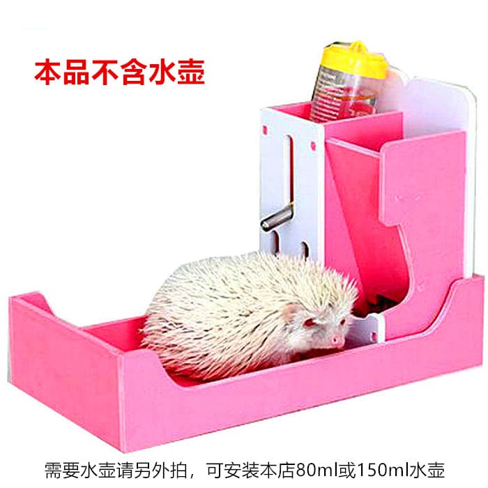 Civil pet Mini ouriço tigela de comida garrafa de água do banheiro Hamster garrafa de água bebedor cobaia pequeno animal