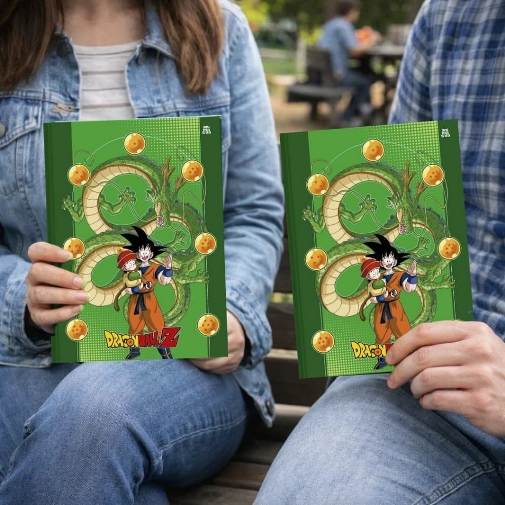 Caderno Espiral Anime 80 Folhas Uso Escolar Estudo Desenho Anotações Capa Ilustrada