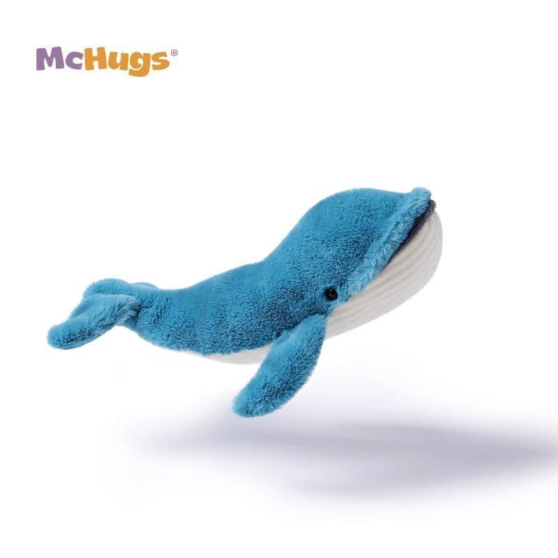 Dongfang Fuxiang Trading Co., Ltd. McHugs Livre Will Baleia Azul Brinquedo de Pelúcia Boneca Confortante Dormindo Abraço