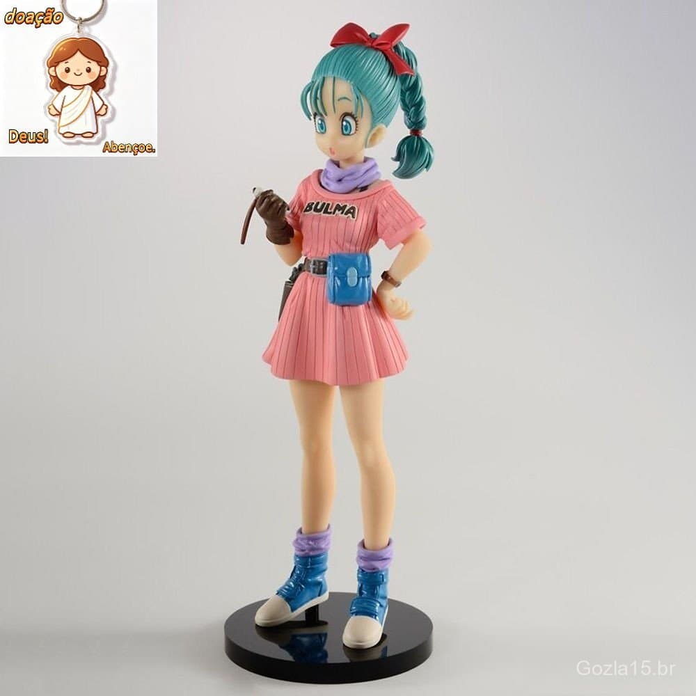 16cm Anime Dragon Ball Z Figura Buruma Saia Curta Beleza Bulma Radar PVC Figuras De Ação Modelo Decoração Desktop Boneca