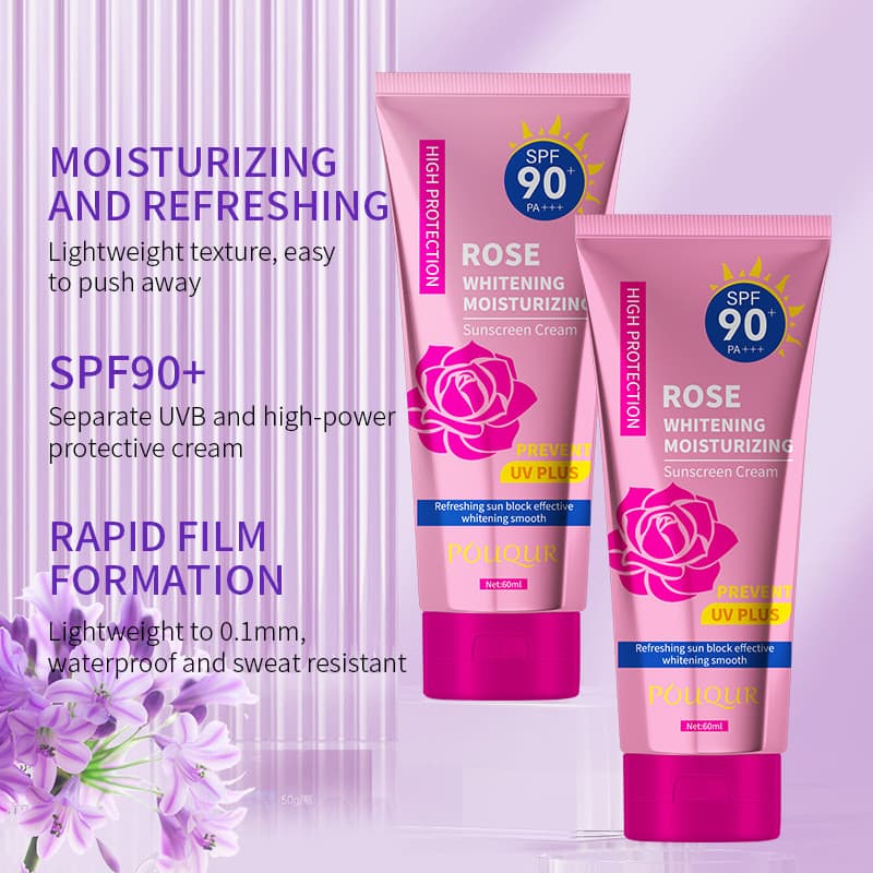 Rose BB Cream Corretivo Hidratante Isolamento Creme Base Leve Maquiagem Para Estudantes
