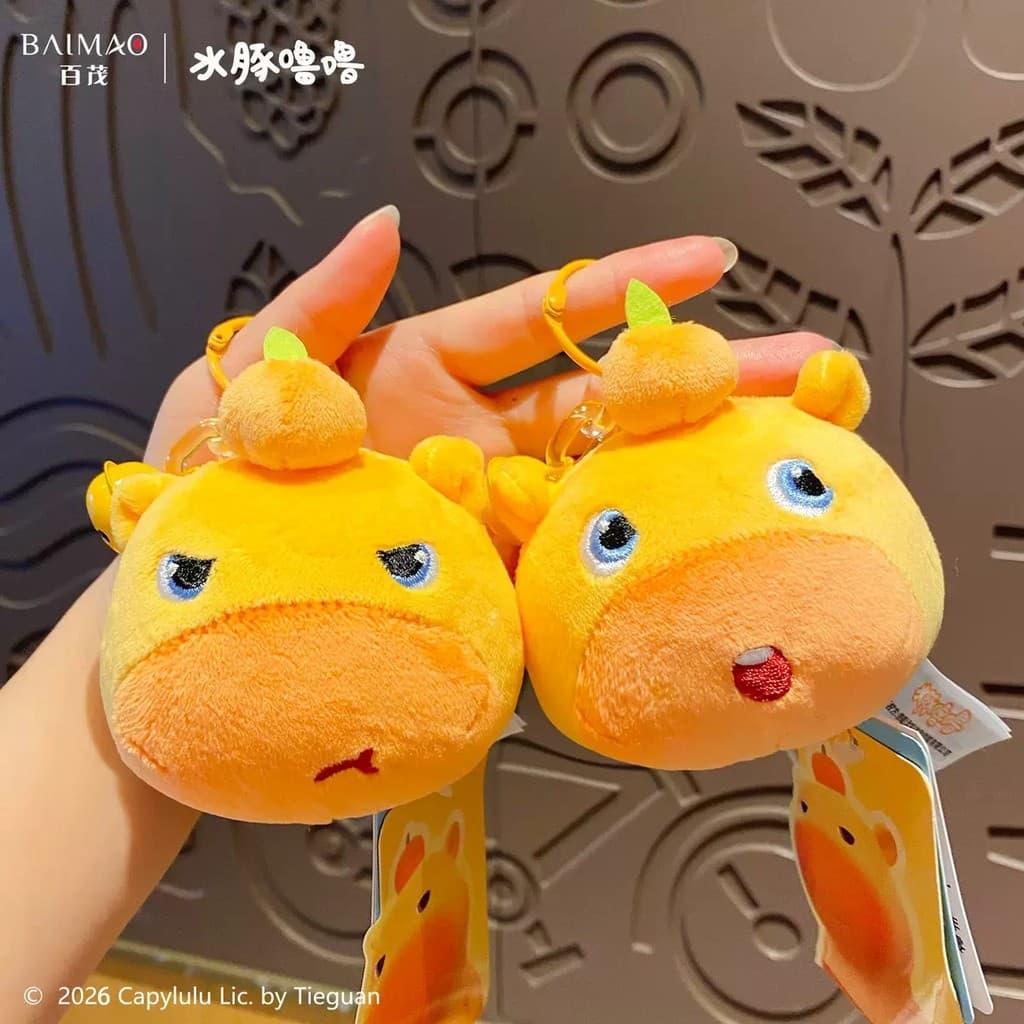 Bola Squishy Anti Estresse Squishy Anti Stress Brinquedo de Apertar Macio Genuíno capivara Lulu boneca de pelúcia chavei
