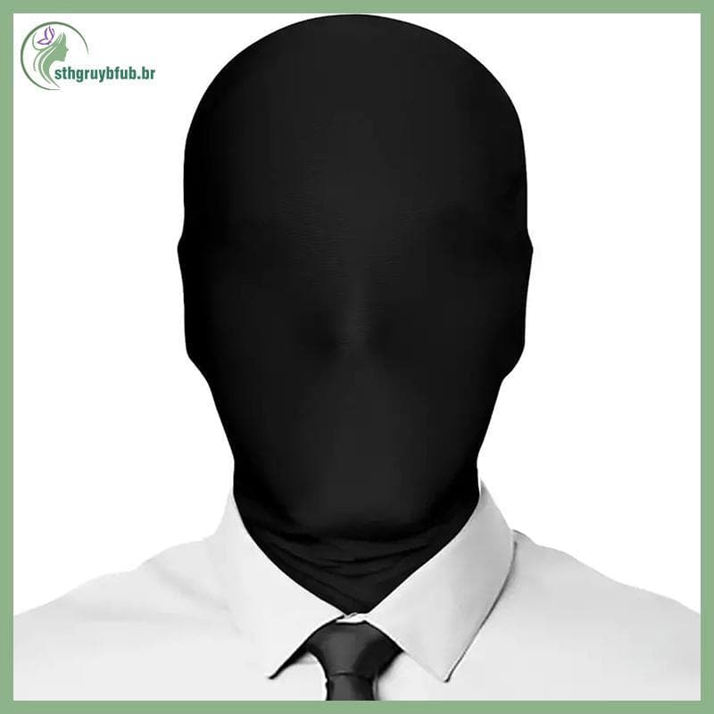 STHB Máscara Completa Bla/Branco Capuz Cosplay Prop Trajes De Halloween Adulto Crianças Carnaval Festa Vestir-Se Acessór
