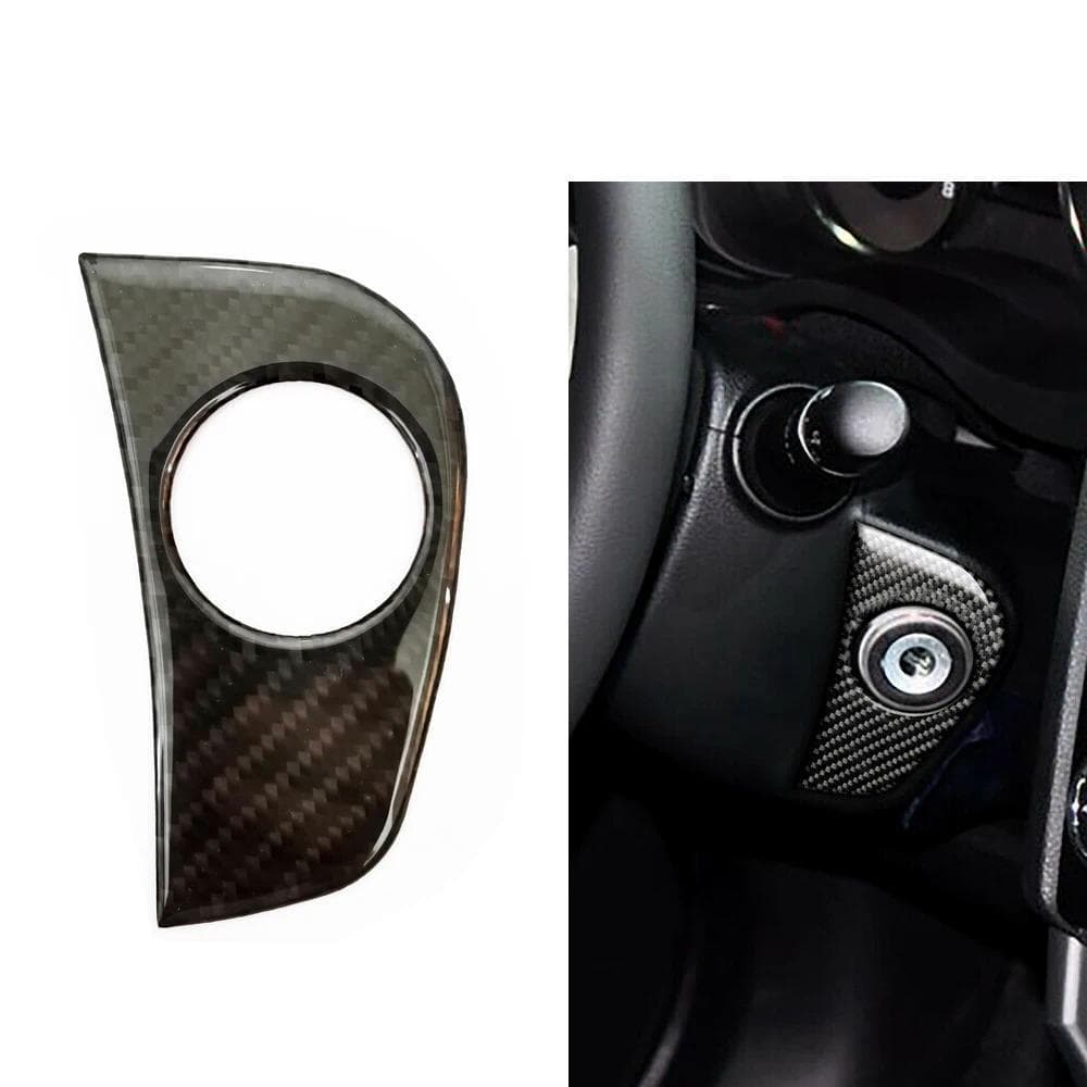 Ignição Adesiva De Buraco De Chave De Fibra De Carbono Real Para Subaru FORESTER XV WRX STI CROSSTREK