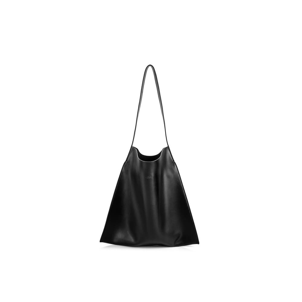 INJOYLIFE Bolsa de ombro Casual Bolsa de lixo de grande capacidade de compras de couro macio feminina Bolsa