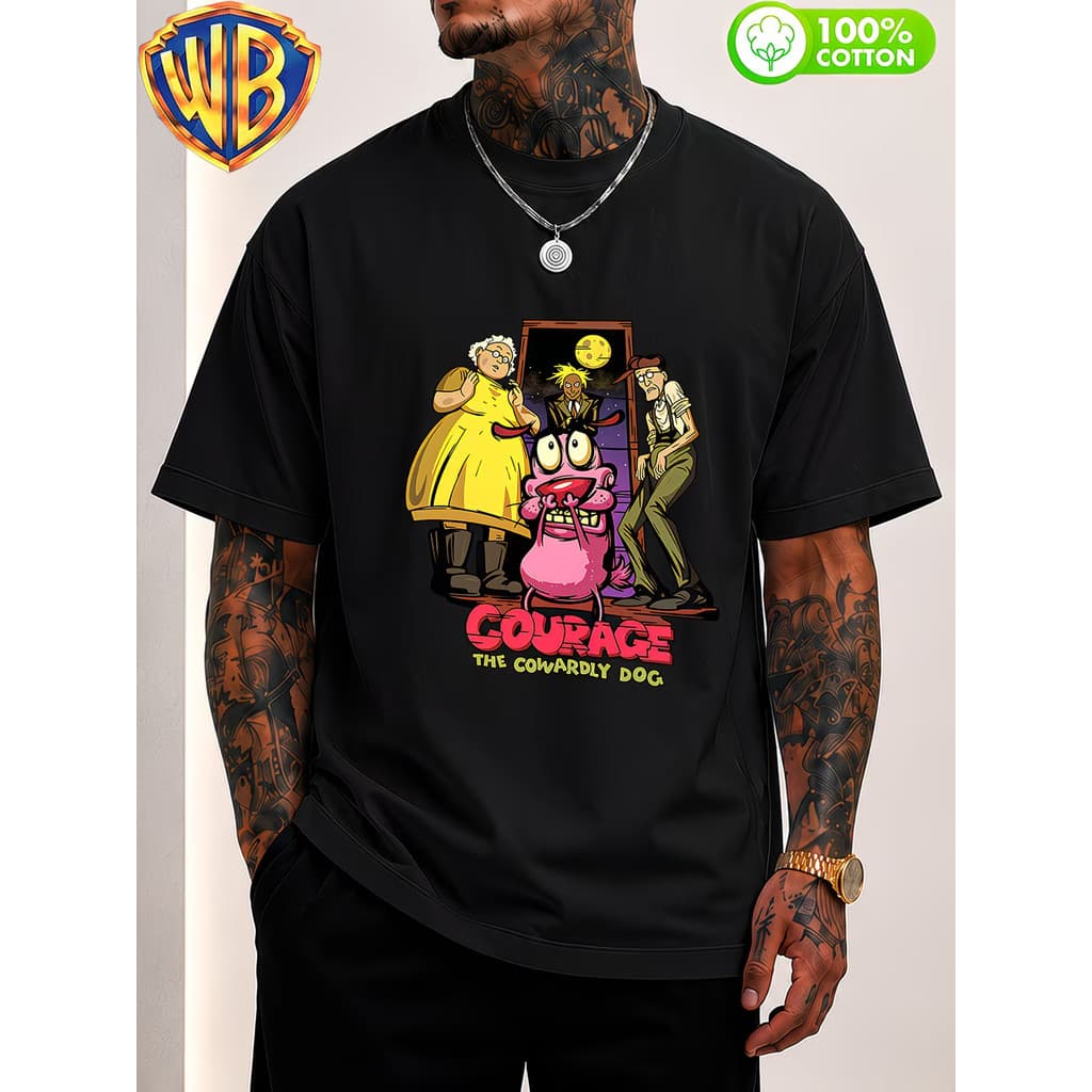 Camiseta Preta Unisex Design com Personagens Animados da COBRA KAI Alta Qualidade Moda Urbana