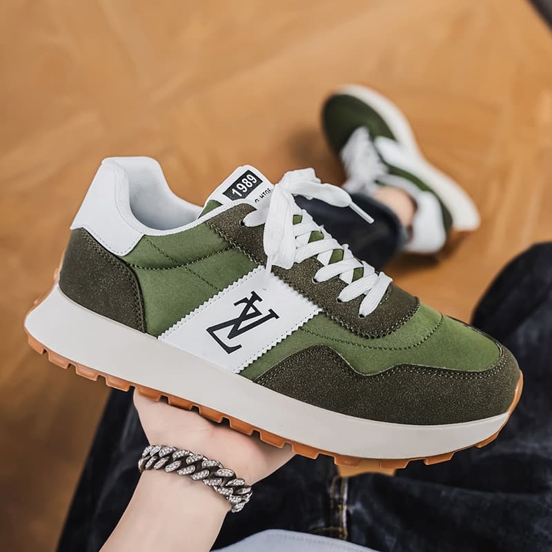 Sapatos Masculinos Novo Estilo Moderno All-Match Sola Macia Antiderrapante Casuais