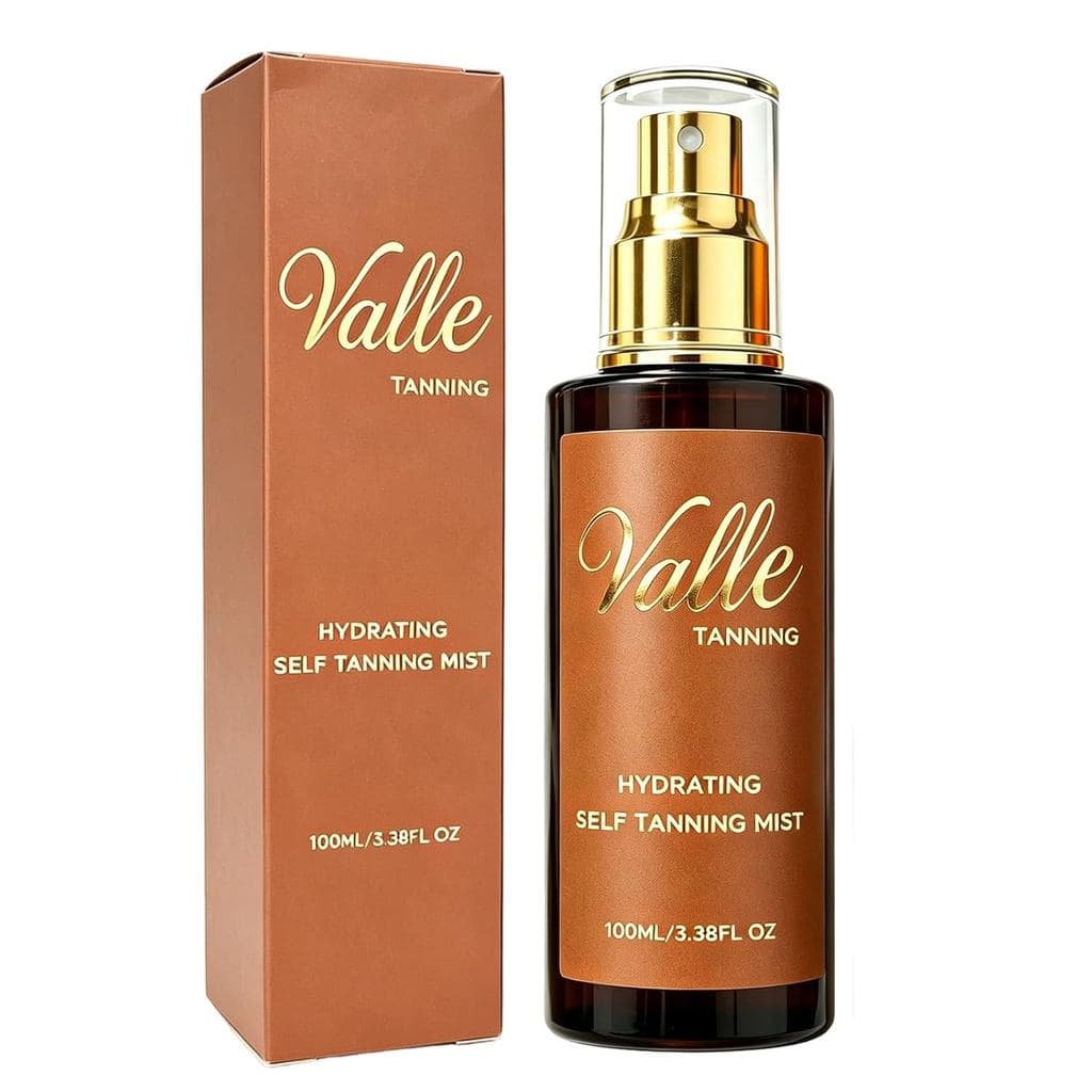 Névoa Bronzeadora, Névoa Autobronzeadora para Pernas, Rosto, Pescoço e Corpo, Spray Autobronzeador de Intensidade Média,