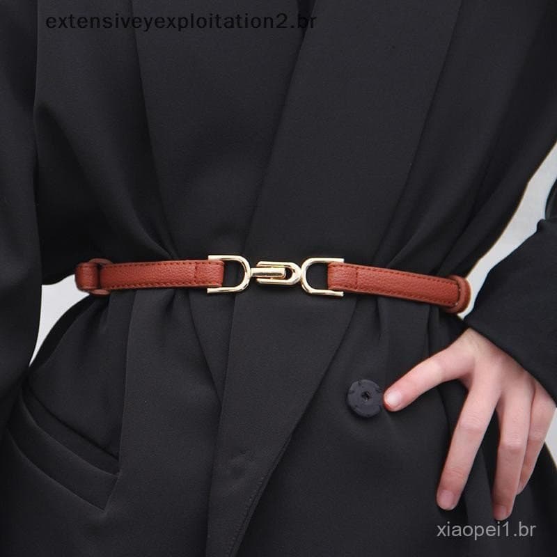 Moda Feminina Cinto De Couro Do Plutônio Espartilho Cintos Para Senhoras Fivela De Metal Cintura Cinta Lazer Vestido Cas