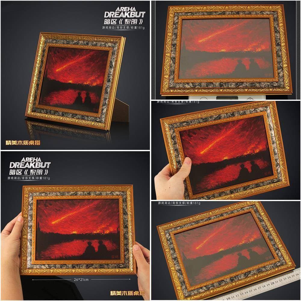 Unblade área escura avanço novo Daikin amanhecer moldura de foto álbum de imagens coleção de artesanato de madeira subst