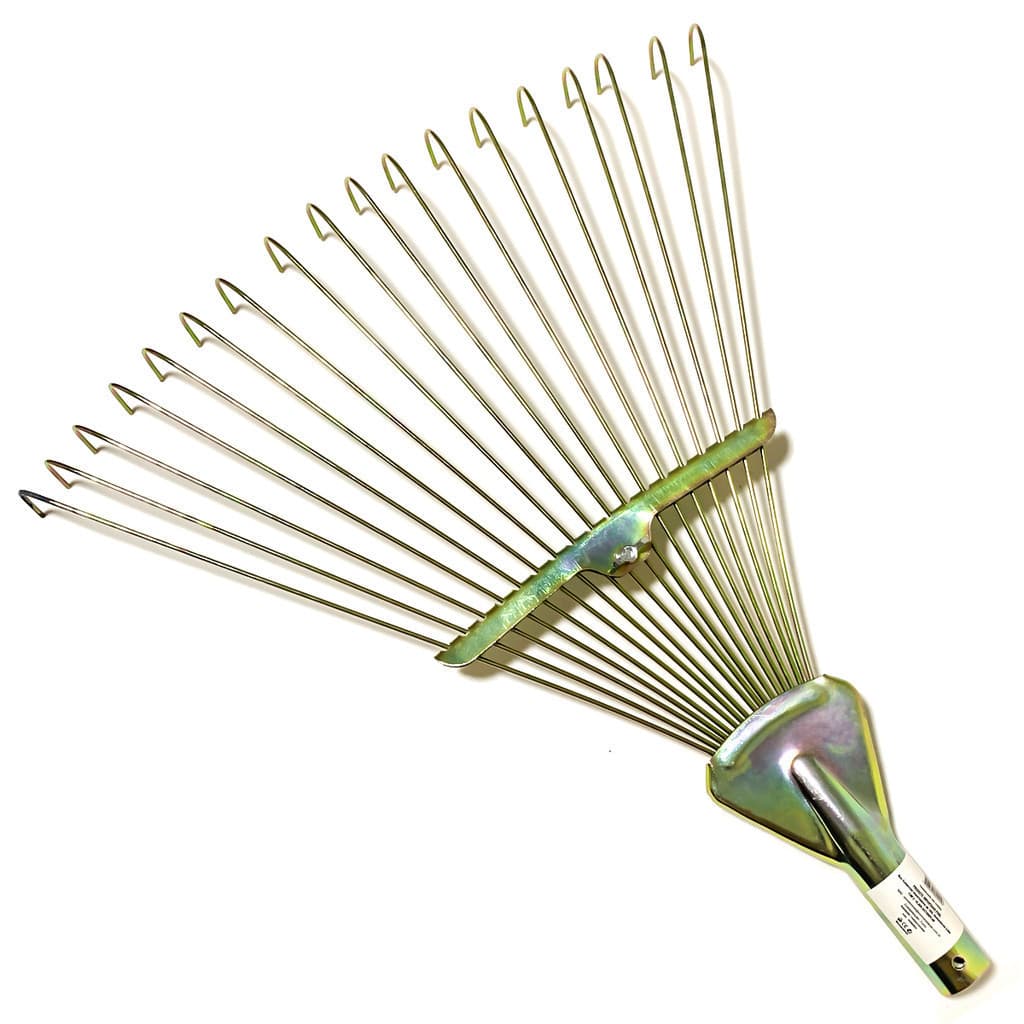 Rastelo Ajustável De Ferro Para Jardinagem 18 Dentes 49cm