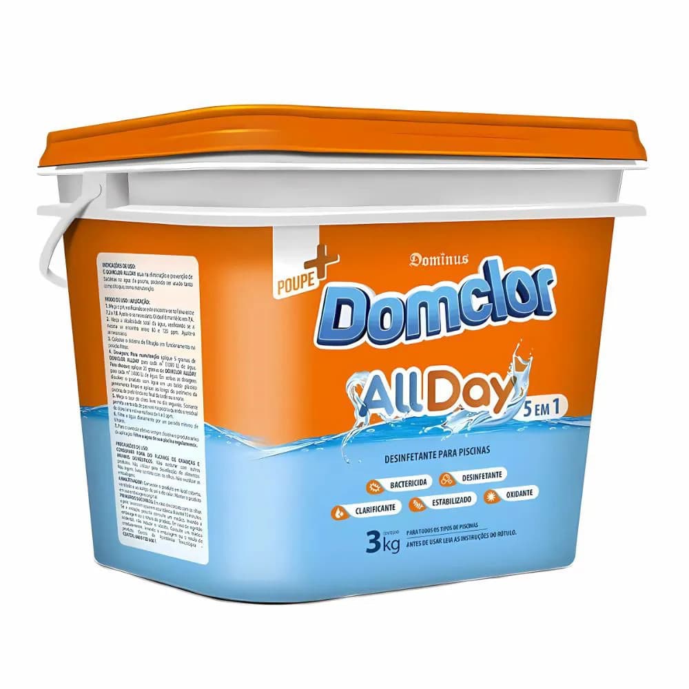 Domclor AllDay 5 em 1 3Kg Para Piscina