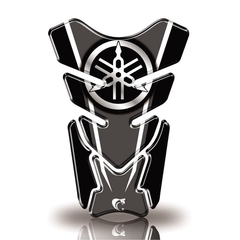 Protetor De Tanque Adesivo Moto Factor Fazer Xj6 Yamaha Diapasão Preto
