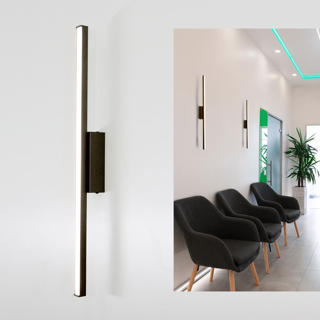 Arandela De Parede LuminaLux Fit Alx138 Luz Direta Bivolt