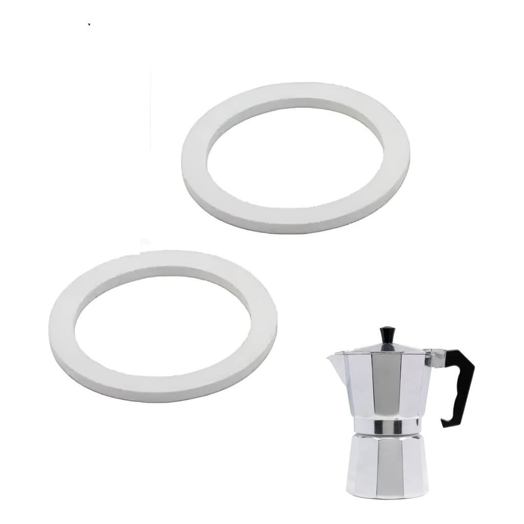Kit 2 Borrachas Anel De Vedação Cafeteira Italiana 12 Cafés