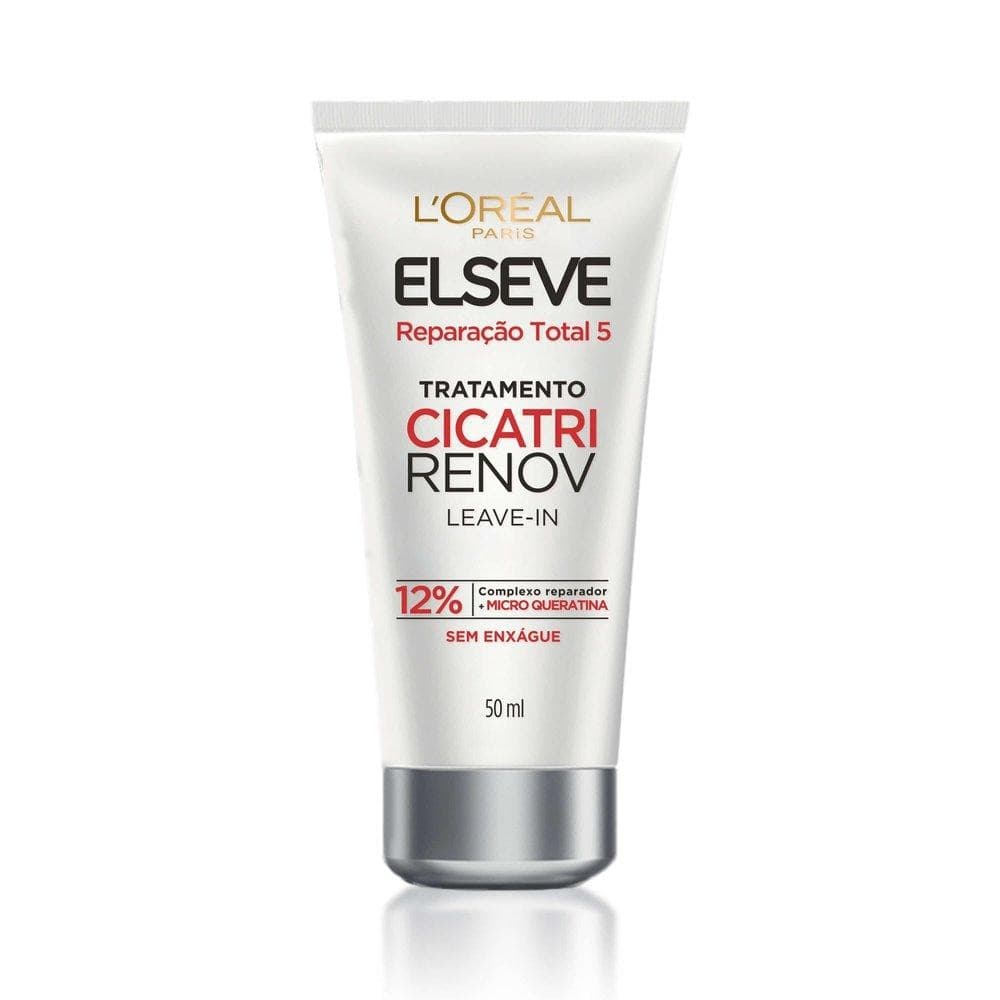 LEAVE-IN DE TRATAMENTO LORÉAL PARIS ELSEVE CICATRI RENOV 50ML