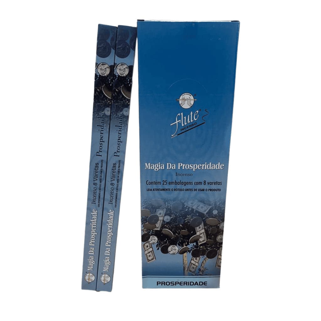 Incenso Magia Da Prosperidade Flute Cx Com 200 Varetas
