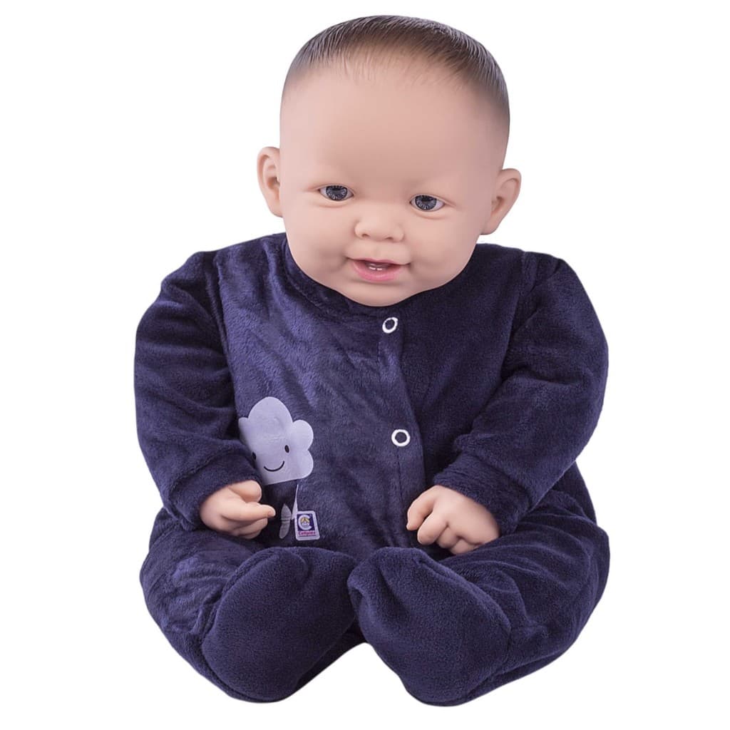 Boneco Bebê Ninos Reborn Com Boca Aberta Menino Cotiplás