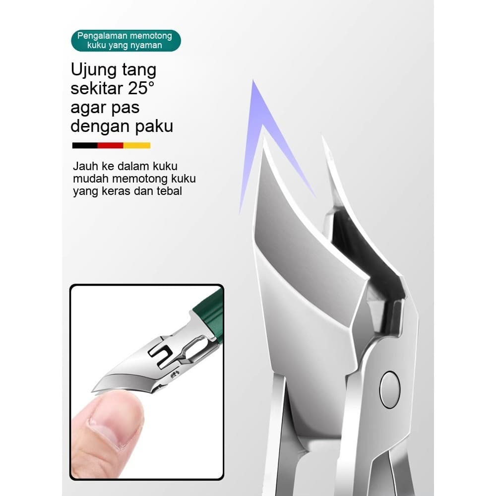 Cortador De Unhas Para Cuidados Com A Pele De Beleza Armazenamento Automático Maquiagem Leve E Fina Conjunto De Abertura