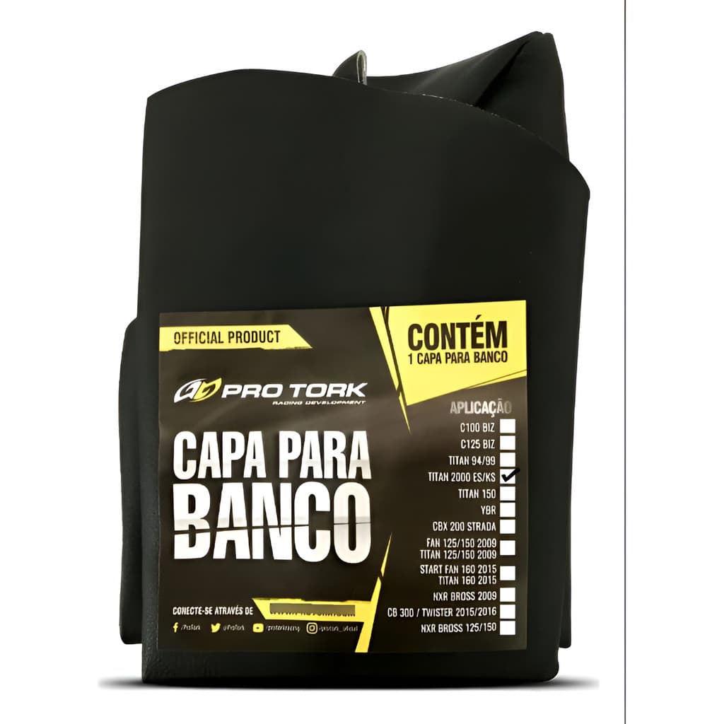 Capa De Banco Pro Tork Titan 2000 Es/ks 2001 2002 2003 2004 2005 2006 2007 2008 Oferta black