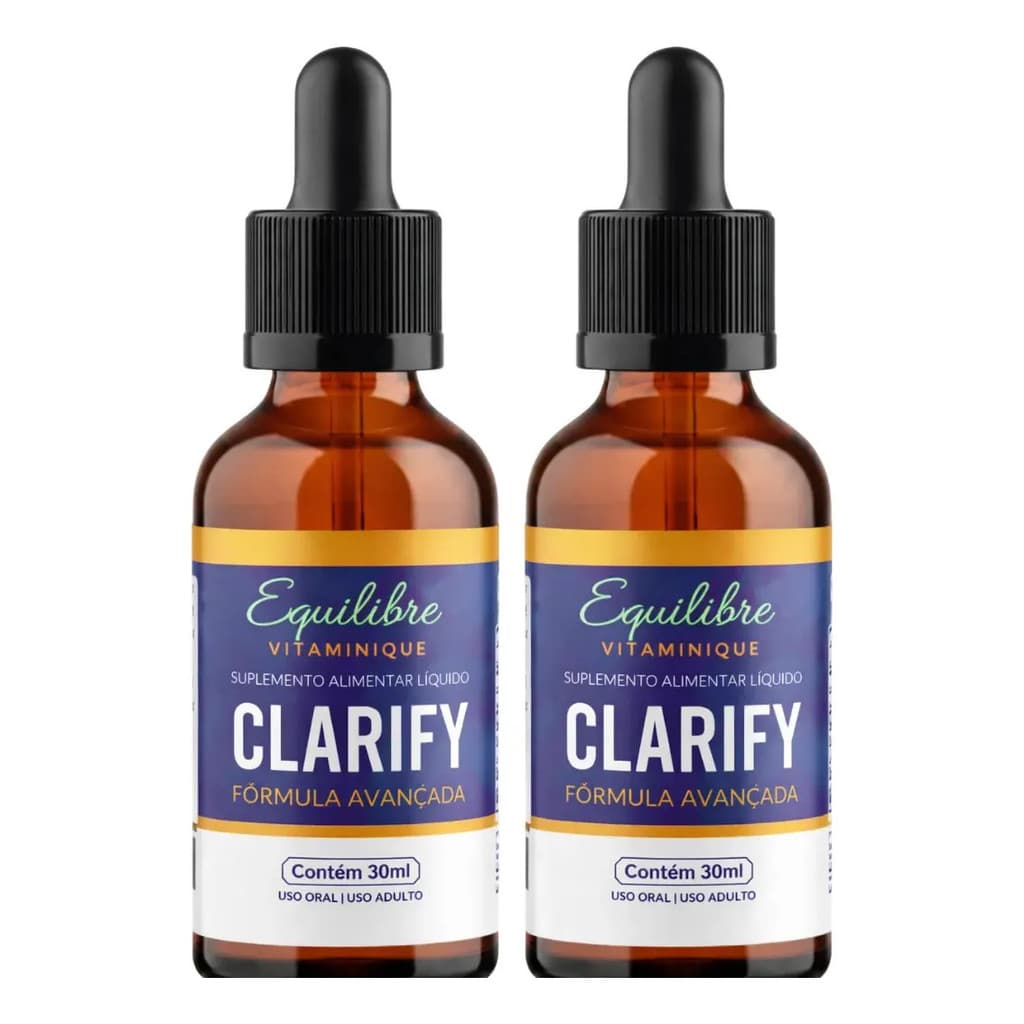 2 Clarify 30ml Suporte Ao Foco, Memória E Cognição