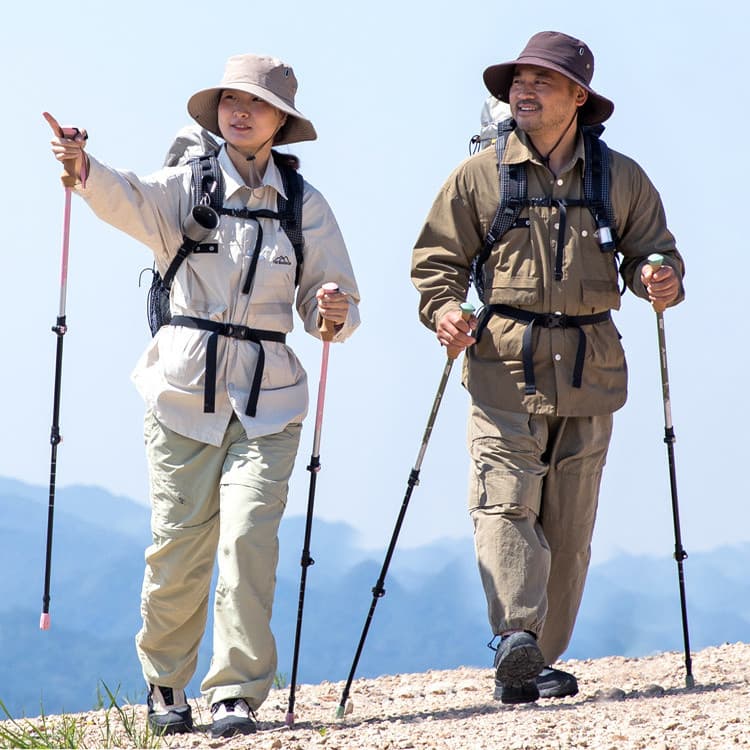 Beishan Wolf Trekking Pole Ultraleve Retrátil Mountain Escalada Bengala Homens Mulheres Profissional Ao Ar Livre Leve Li