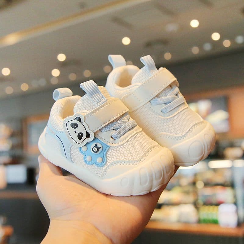 Bonito dos desenhos animados da criança sapatos primavera outono sapatos de bebê sola macia antiderrapante menino sapato