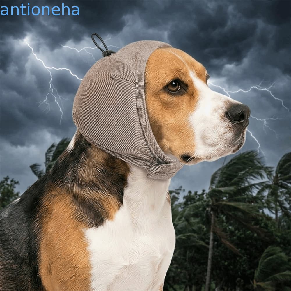 Protetor De Orelha Calmante Para Cães ANTIONEHA , Protetores De Ouvido Ajustáveis À Prova De Som Com Cancelamento De Ruí