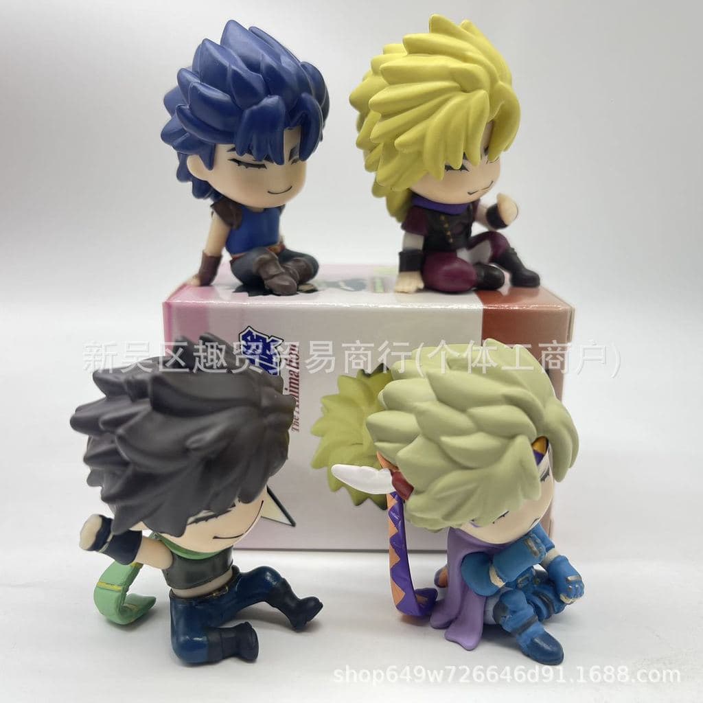 Novo brinquedo de caixa surpresa da moda: JOJO's Bizarre Adventure - Figuras de D. Jojo, Diavolo e Sessora.