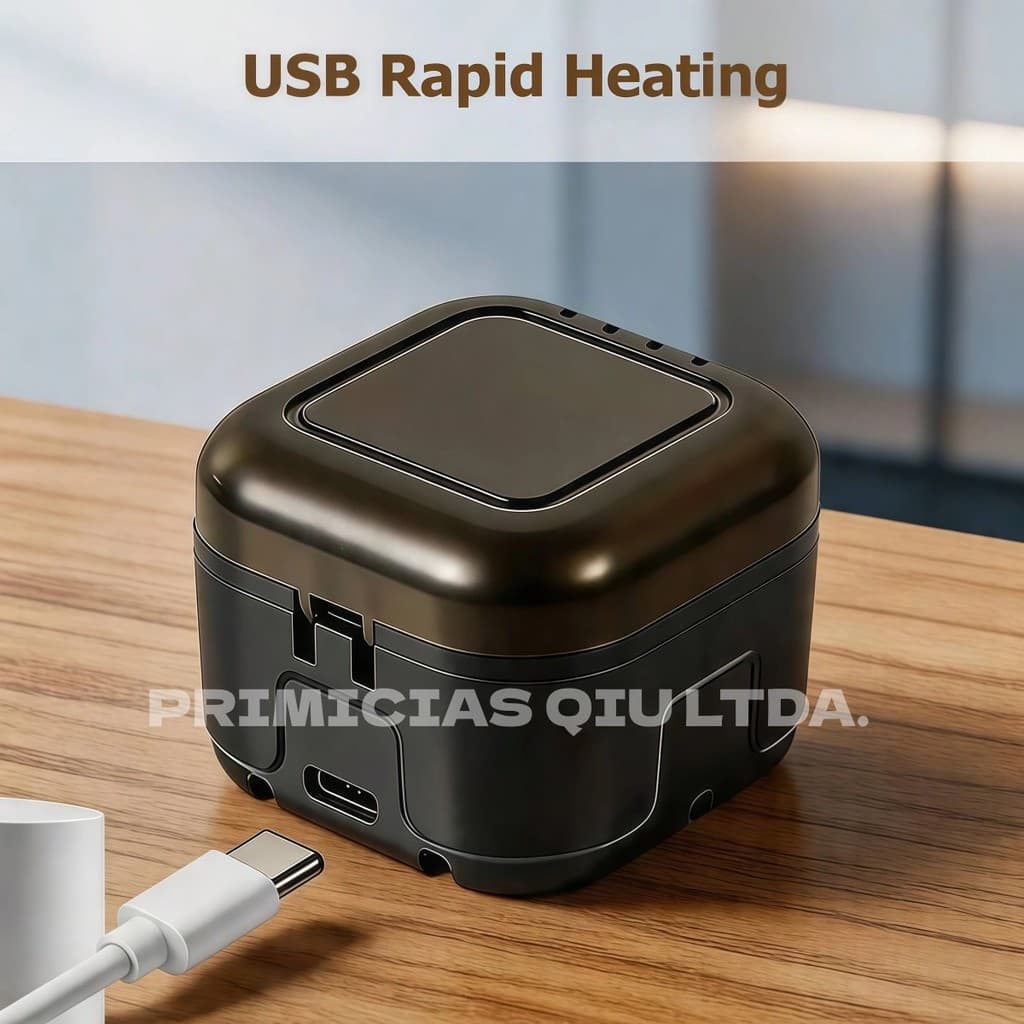 Mini Aquecedor De Cera Depilatória Termocera De Bolso Recarregável Bivolt 5,5cm Acessórios BINGO