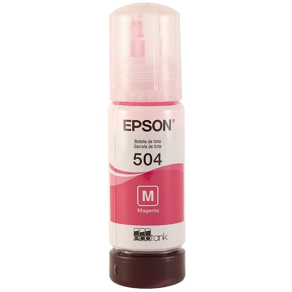 Refil de Tinta 504 Ecotank Magenta T504322 - Epson