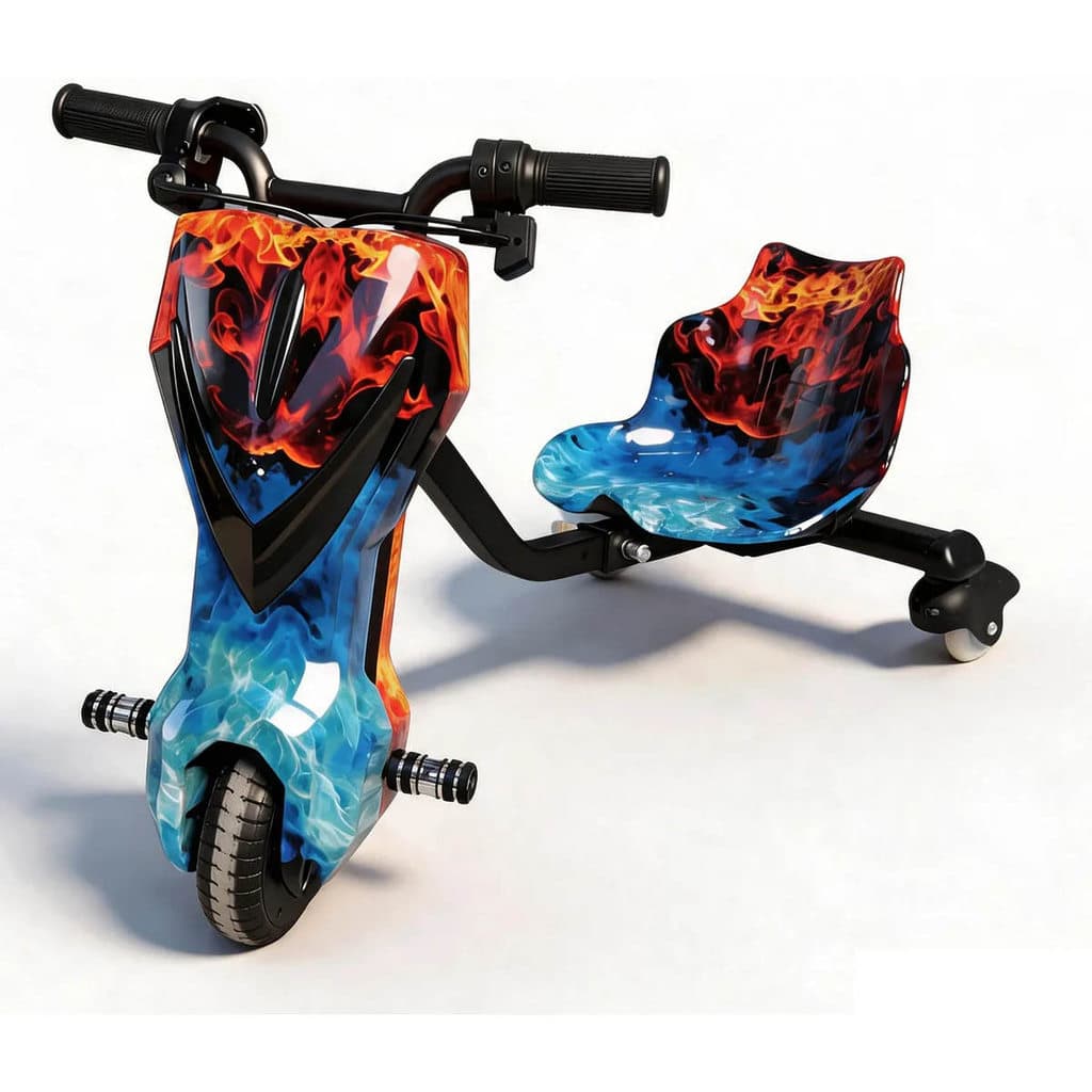 Triciclo Elétrico Drift 350W com Kit de Proteção